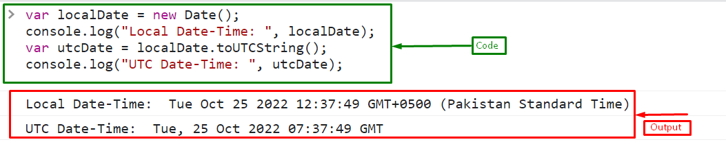 utc-javascript