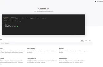 Бесплатный шаблон Scribbler