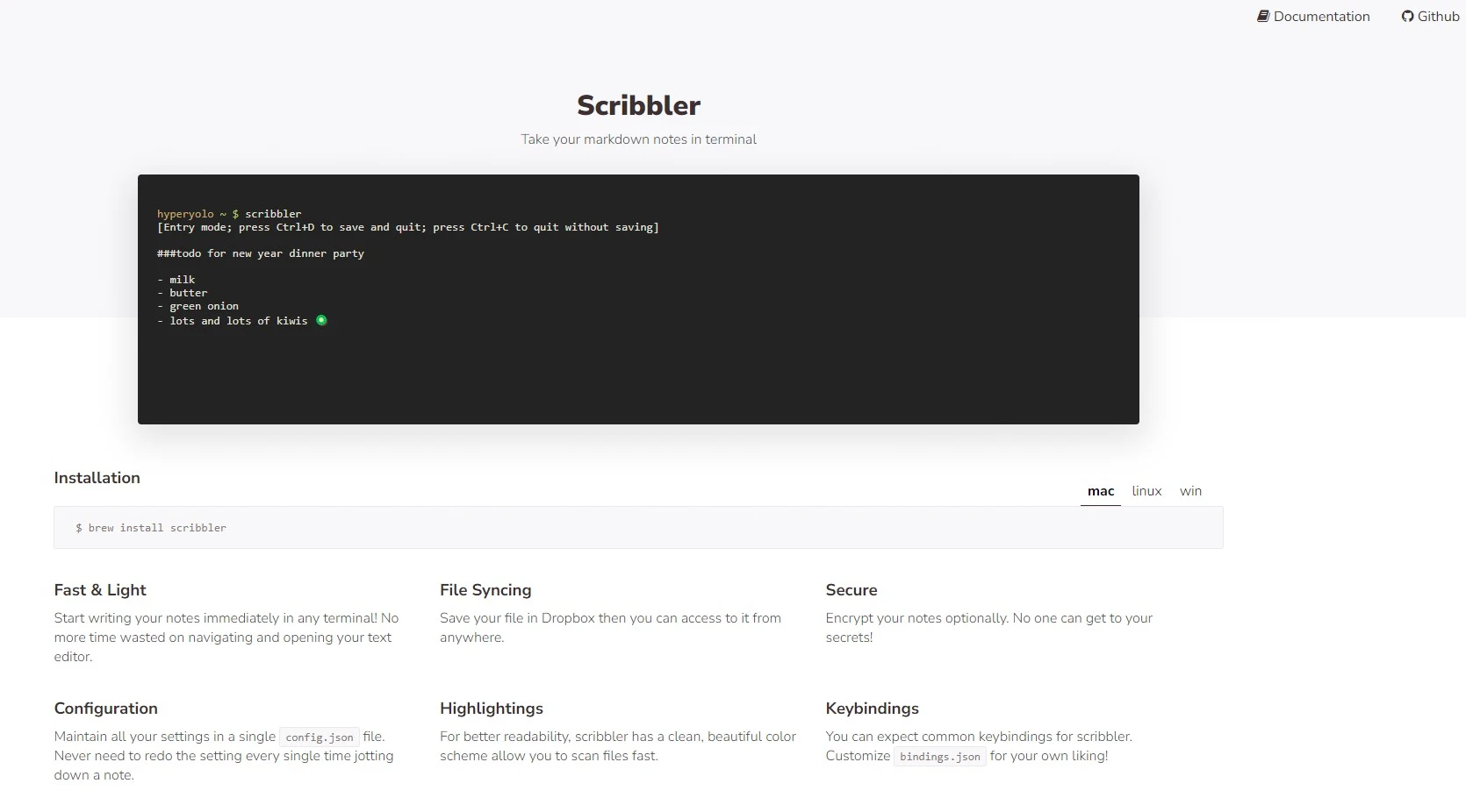 Бесплатный шаблон Scribbler