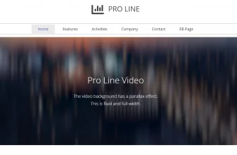 Бесплатный шаблон сайта Pro Line - главная