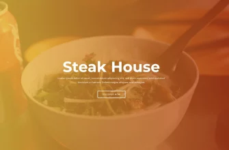 Бесплатный готовый HTML CSS шаблон сайта Stake House - главная