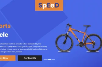 Бесплатный готовый HTML CSS шаблон сайта Speed - главная