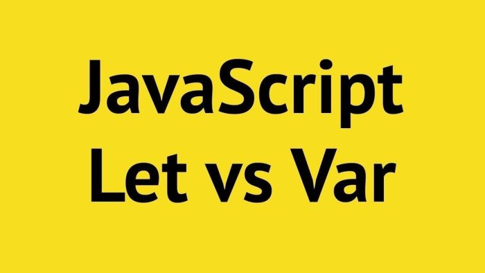 Ключевое слово let в JavaScript