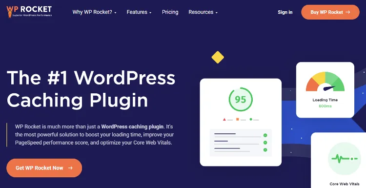 Плагины WordPress CDN: WP Rocket