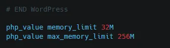 Измените php_value memory_limit с помощью.htaccess