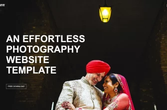 Бесплатный шаблон Photography