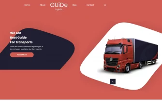 Бесплатный шаблон сайта Guide