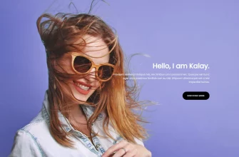 Бесплатный готовый HTML CSS шаблон сайта Kalay - главная